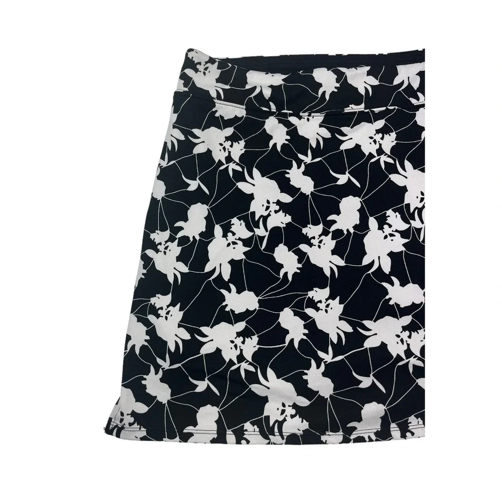 Tranquility by Colorado Clothing Womens Large Floral Elastic Waist Skirt Skort - Picture 11 of 16
